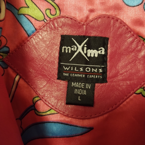 🔥 VINTAGE MAXIMA WILSON THE LEATHER EXPERTS 🔥SIZE L - Picture 2 of 9
